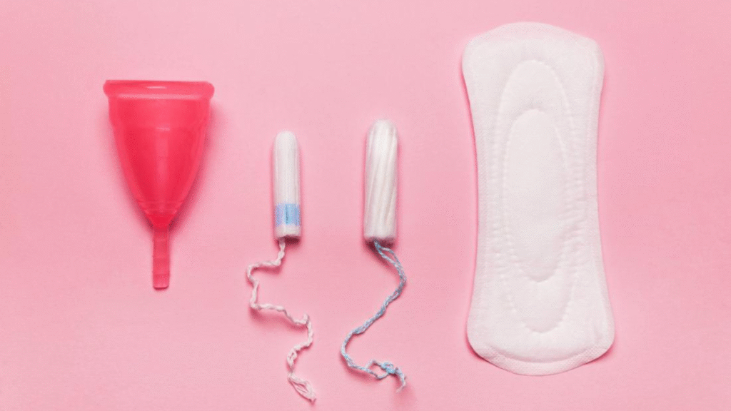 Menstrual cup vs pads vs tampons comparison for period hygiene
