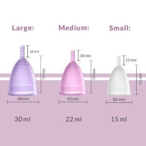 3 size of menstrual cup
