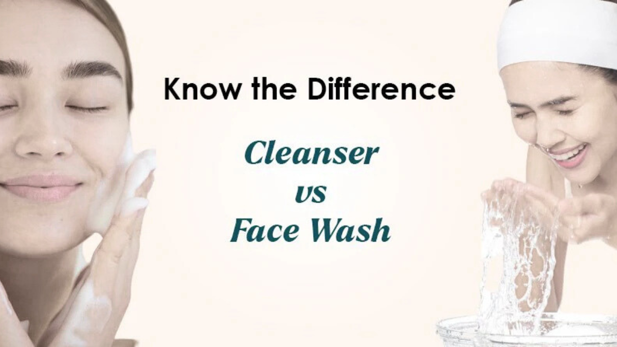 face wash vs cleanser guide